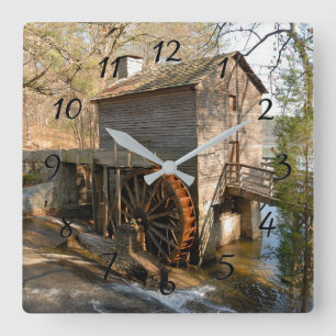 Stone Mountain Georgia Mill Square Wall Clock