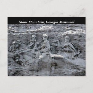Stone Mountain Georgia Park Memorial Postcard