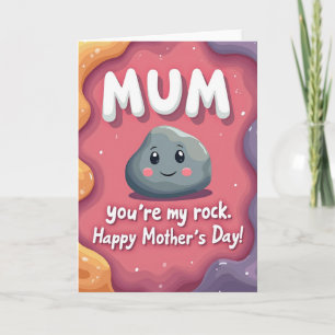 Stone Mum Happy Mothers Day Card