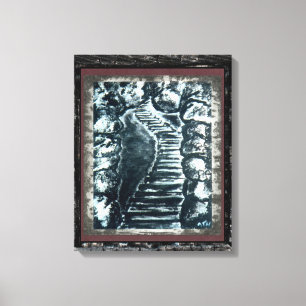 Stone Pathway Canvas Print