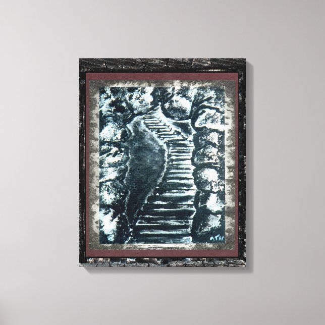 Stone Pathway Canvas Print (Front)