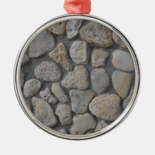 Stone pattern metal tree decoration