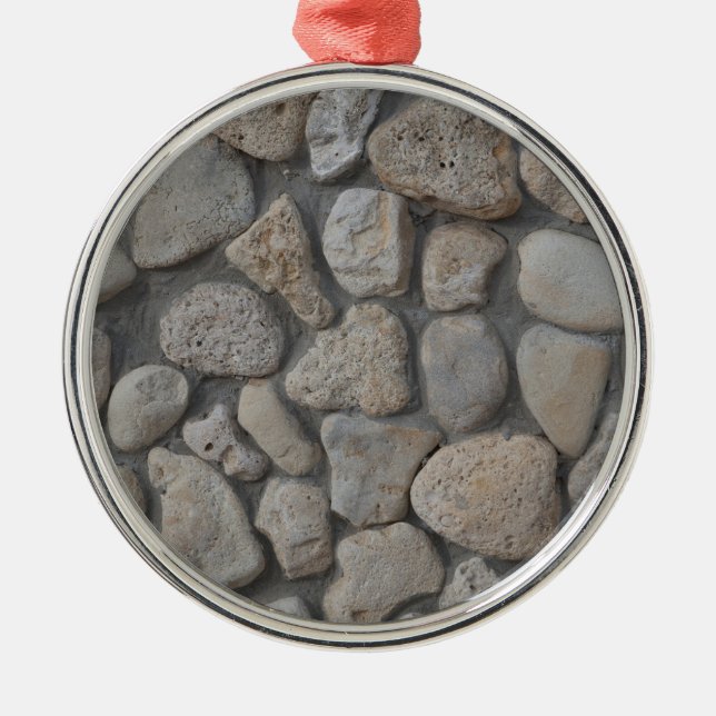 Stone pattern metal tree decoration (Front)