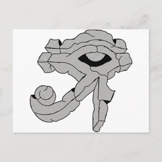 Stone Rock Eye Of Ra Postcard (Front)