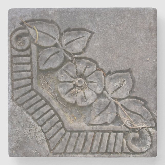 Stone Rose Coaster (Front)