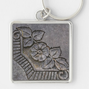 Stone Rose Key Ring