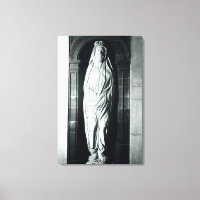 Stone sculpture of John Donne in his shroud