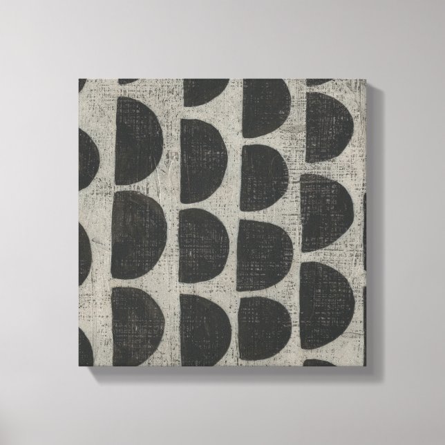 Stone - Semicircles Canvas Print (Front)