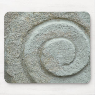 Stone spiral mouse pad