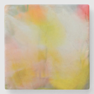 Stone Square Coasters Abstract Poppies Photograph