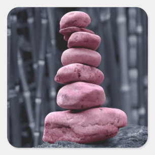 Stone Stack Square Sticker