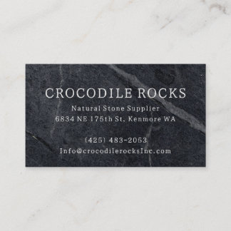 Stone Supplier + Fabricator  Business Card