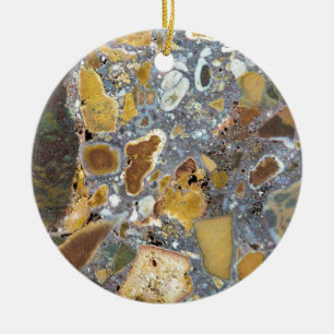 Stone texture: Laterite Ceramic Tree Decoration