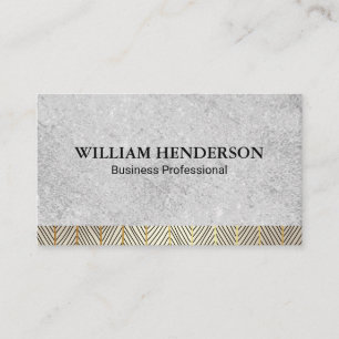 Stone Texture   Lux Pattern Trim Business Card
