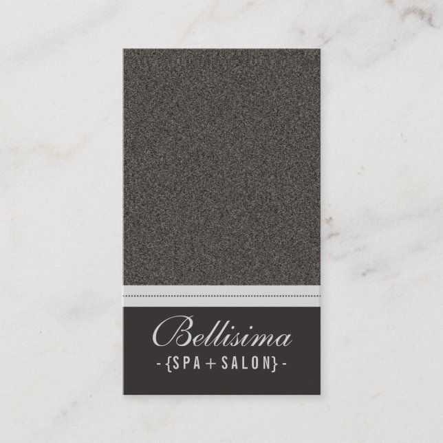Stone Textured Slate Business Card (Front)
