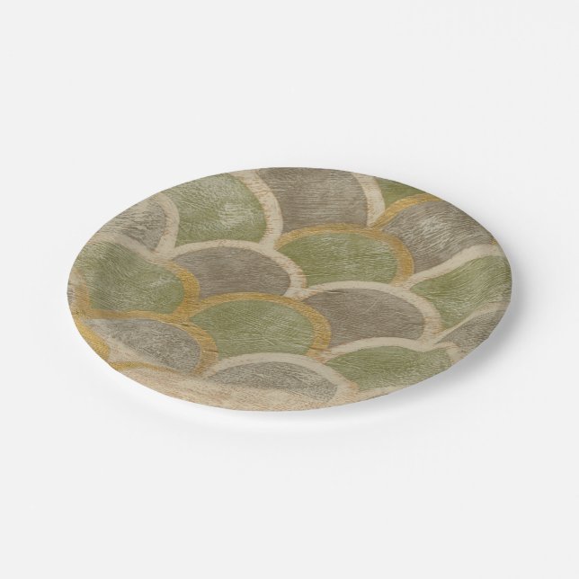 Stone Tile Design by Chariklia Zarris Paper Plate (Angled)