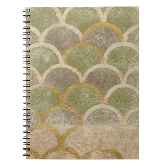 Stone Tile Design by Chariklia Zarris Spiral Notebook (Front)