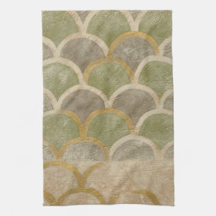 Stone Tile Design by Chariklia Zarris Tea Towel