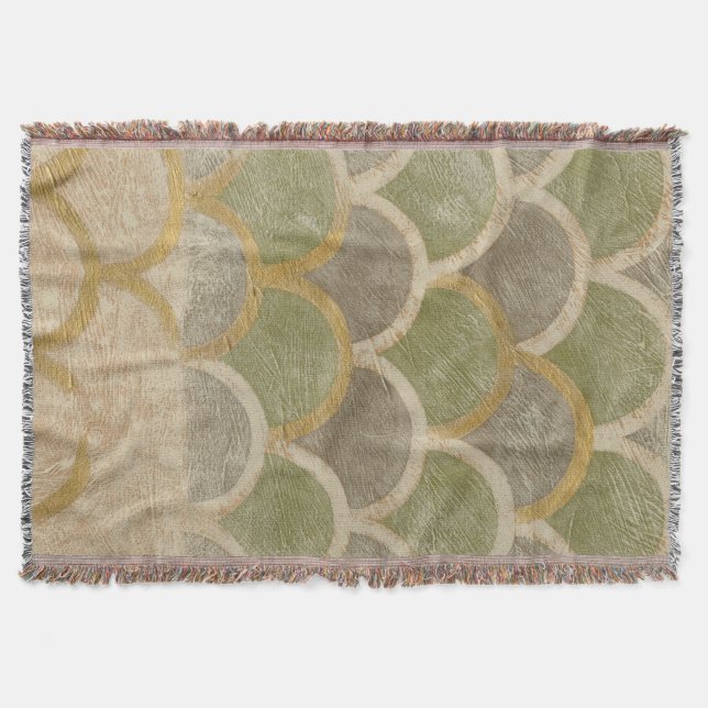 Stone Tile Design by Chariklia Zarris Throw Blanket (Front)