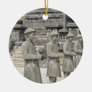 Stone Tomb Statues Ceramic Tree Decoration