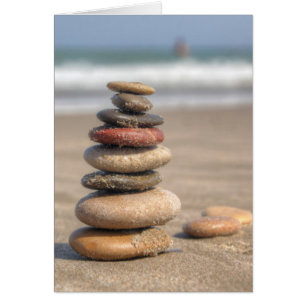Stone Tower On Beach