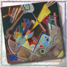 Stone TRIVET - "Tiefes Braun" - Kandinsky