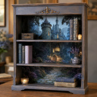 Stone Turret Fantasy Castle Decoupage