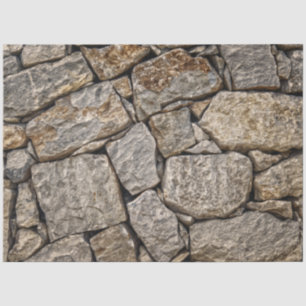 Stone Wall 2 Background 20x30 Decoupage Tissue Paper