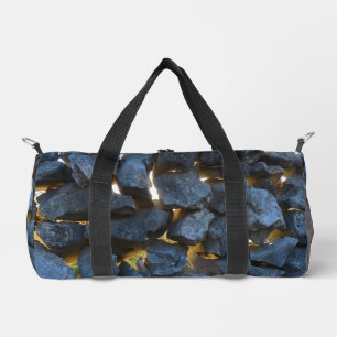 Stone wall built in Croatian style Duffle Bag