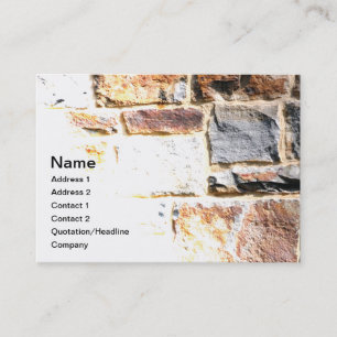 stone wall business card
