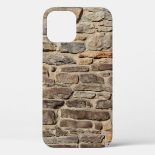 Stone wall rustic texture  background iPhone 12 case