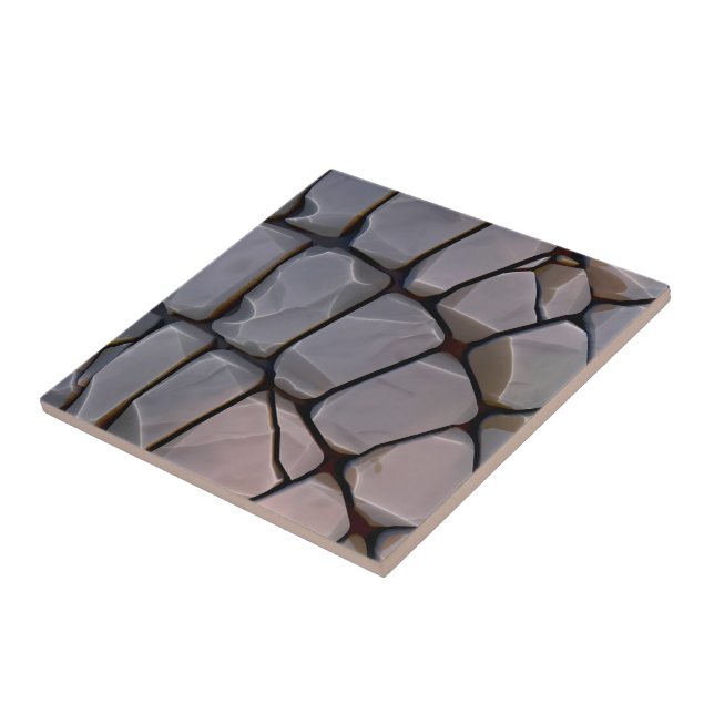 Stone Wall Texture Pattern Tile (Side)