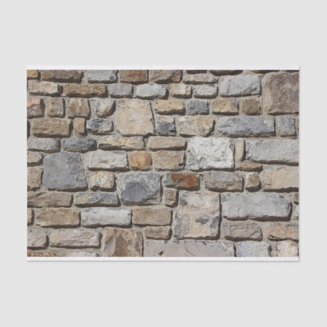 Stone Wall Texture Tissue Paper (Front)