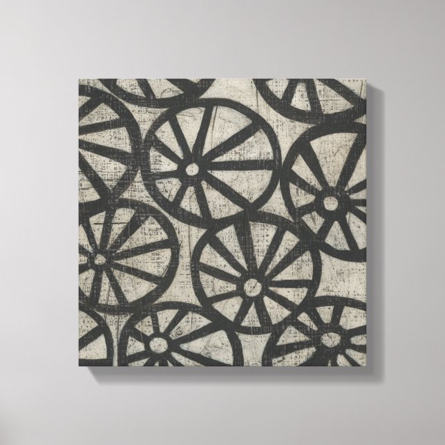Stone - Wheels Canvas Print (Front)