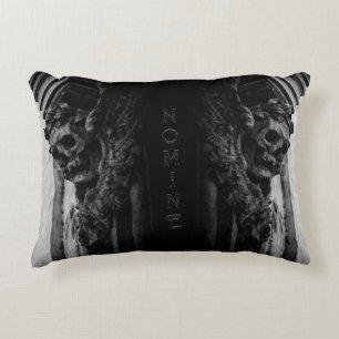 Stone Wings Skull Decorative Cushion