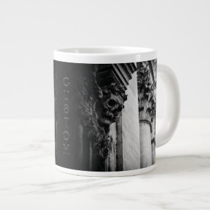 Stone Wings Skull Large Coffee Mug