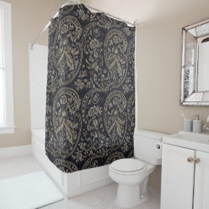 Stonebridge Blue Shower Curtain