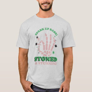 Stoned and Stunning Skeleton Tee