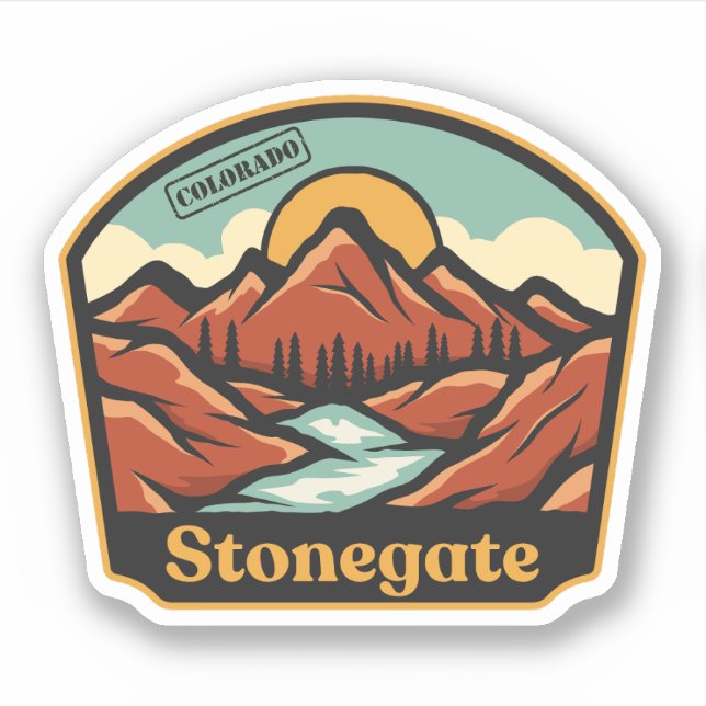 Stonegate, Colorado Sticker (Front)