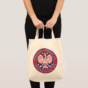 Stoneham Texas Polish American Eagle Tote Bag