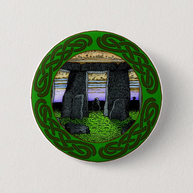 Stonehenge 6 Cm Round Badge (Front)