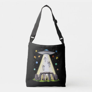 Stonehenge Alien Abduction Crossbody Bag
