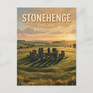 Stonehenge Amesbury England Postcard