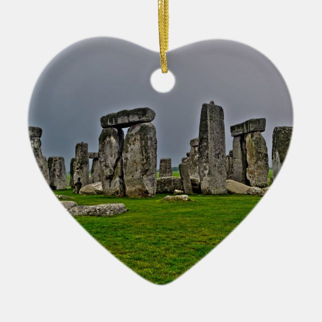 Stonehenge Ancient Historic Site of Power Ceramic Tree Decoration (Front)