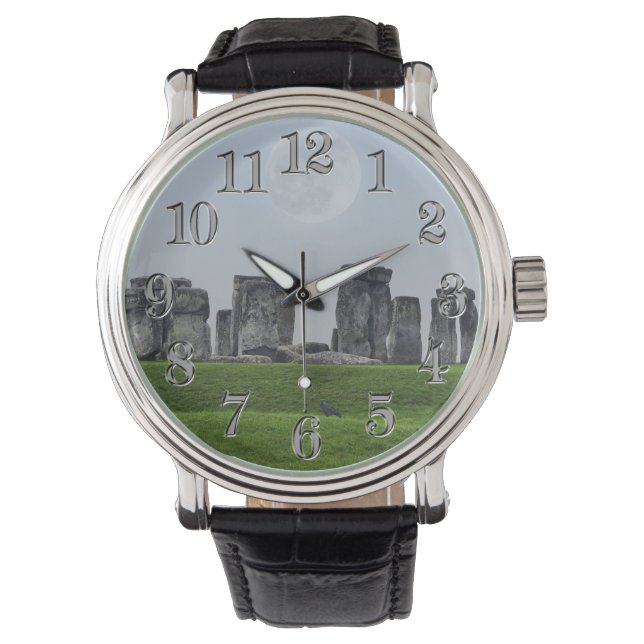 Stonehenge Ancient History-lover's design Watch (Front)