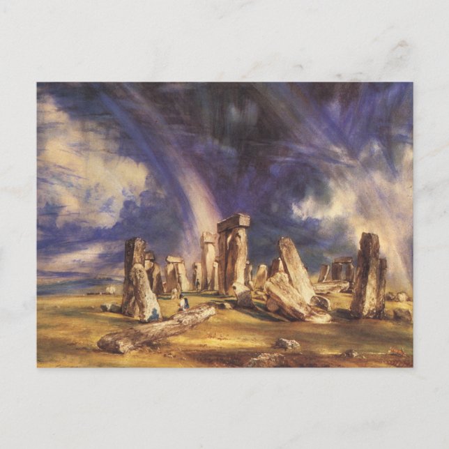 Stonehenge - by: John Constable Postcard (Front)