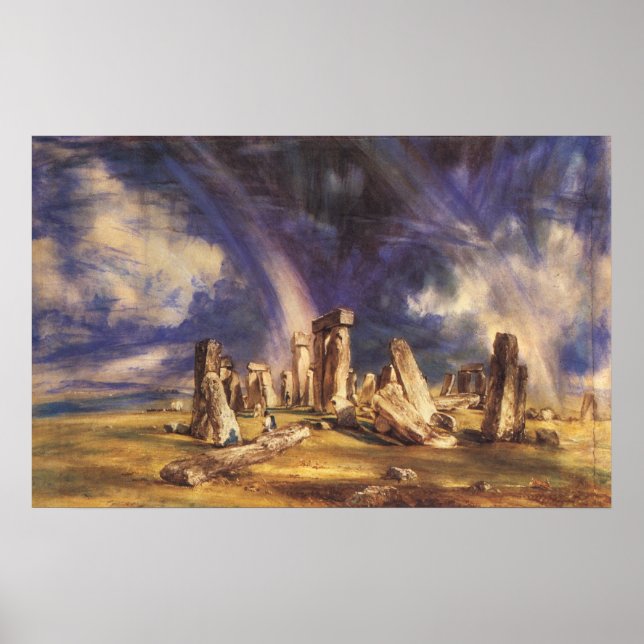 Stonehenge - by: John Constable Poster (Front)
