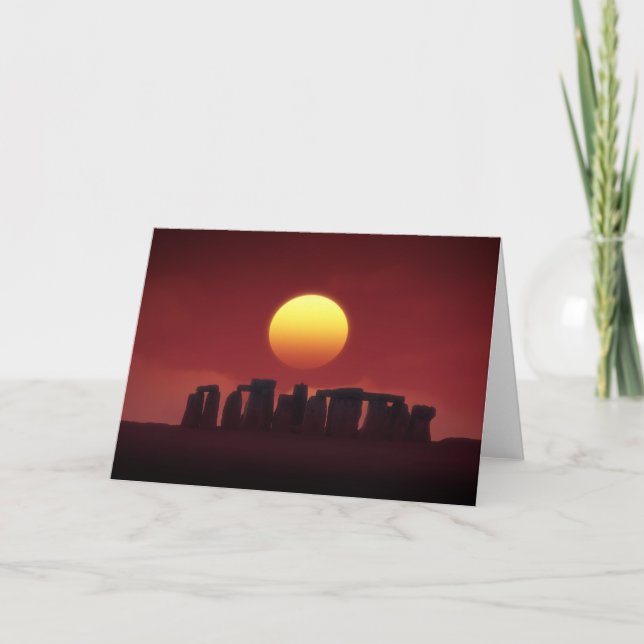 stonehenge card (Front)