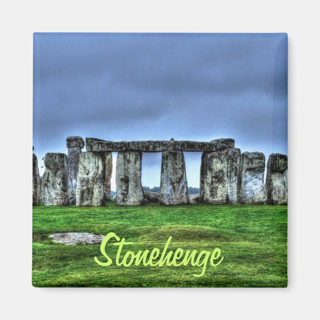 Stonehenge Celtic Standing Stones in Britain Magnet (Front)