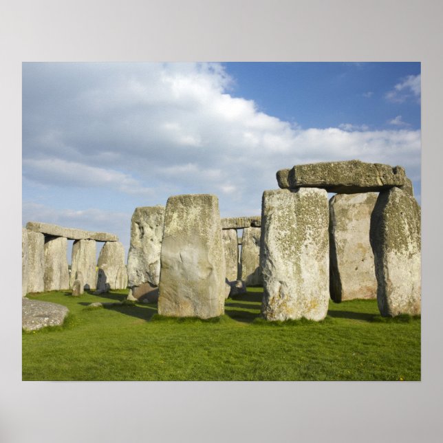 Stonehenge (circa 2500 BC), UNESCO World 3 Poster (Front)